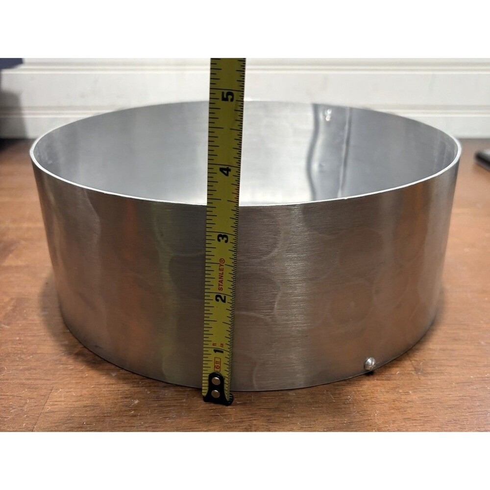 Wendell August Forge Round Aluminum 9” Lidded Container Amish Farm Homestead - Picture 11 of 15